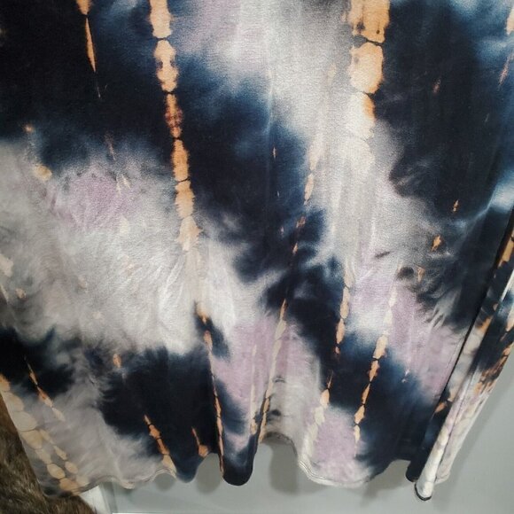 Peyton Jensen Women's Tie-Dye Cece Cami  Maxi Dress Sleeveless V-Neck Boho Sz XS - Picture 6 of 14